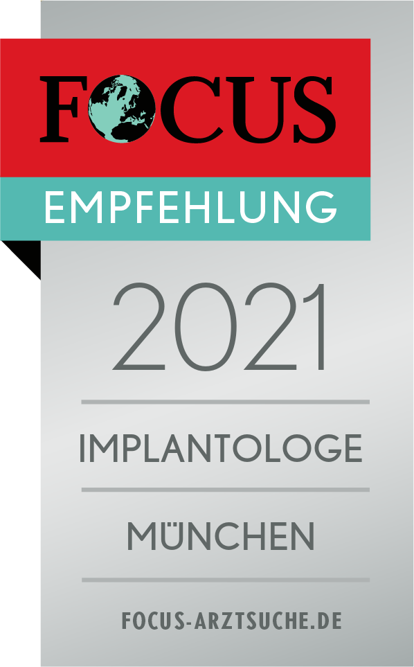 Focus Empfehlung 2021 Implantologe München, Dr. Butz & Partner, Zahnärzte in München